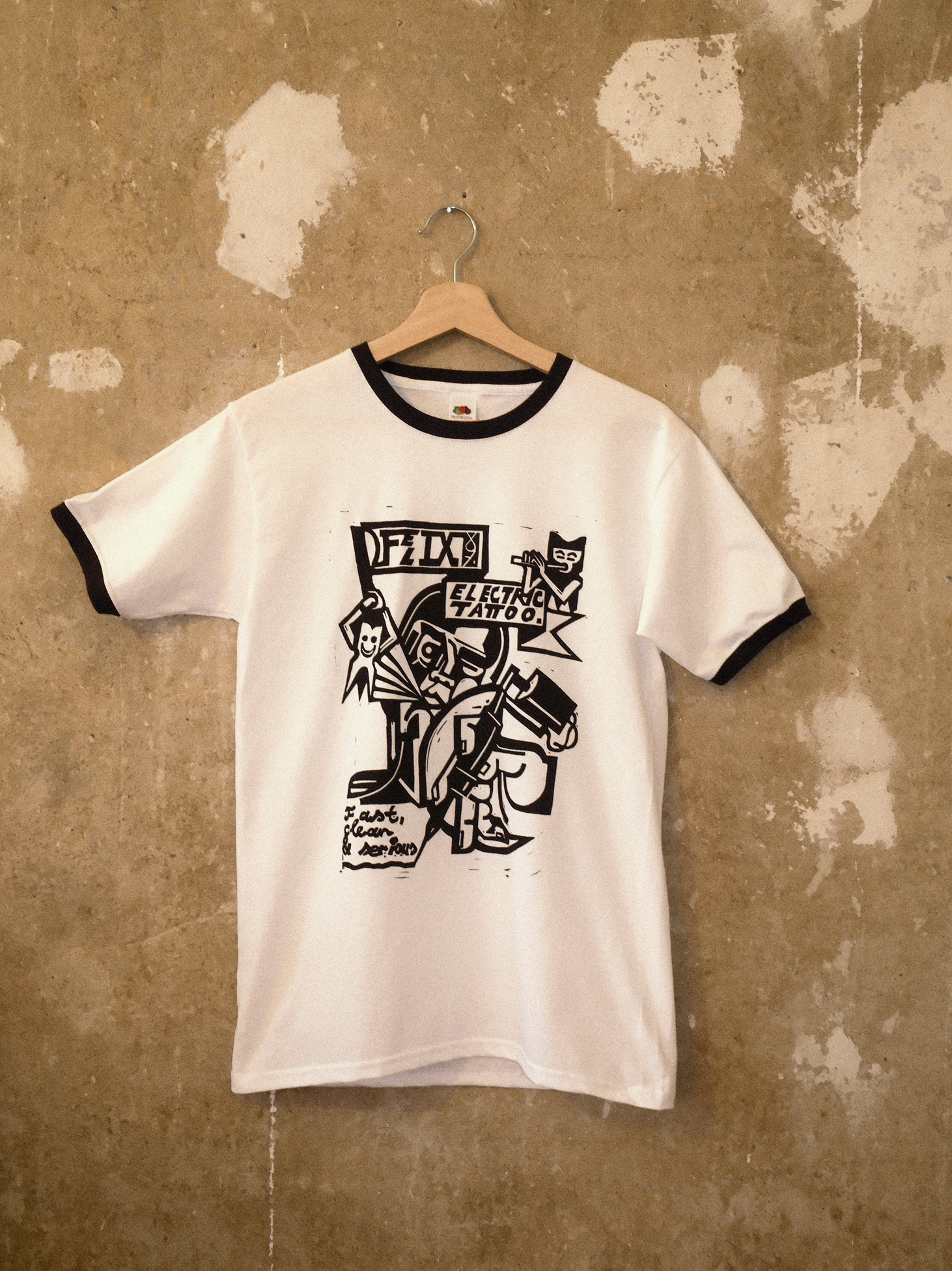 Ringer T-Shirt FELIX87 white