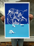Poster "Le Voyeur" Sven Uwe Kaiser, 50 x 70 cm, 300g/m2 white