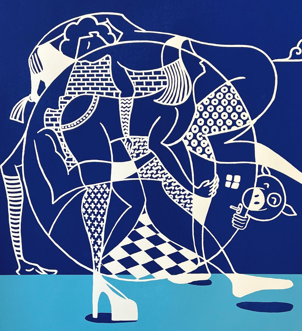 Poster "Le Voyeur" Sven Uwe Kaiser, 50 x 70 cm, 300g/m2 white