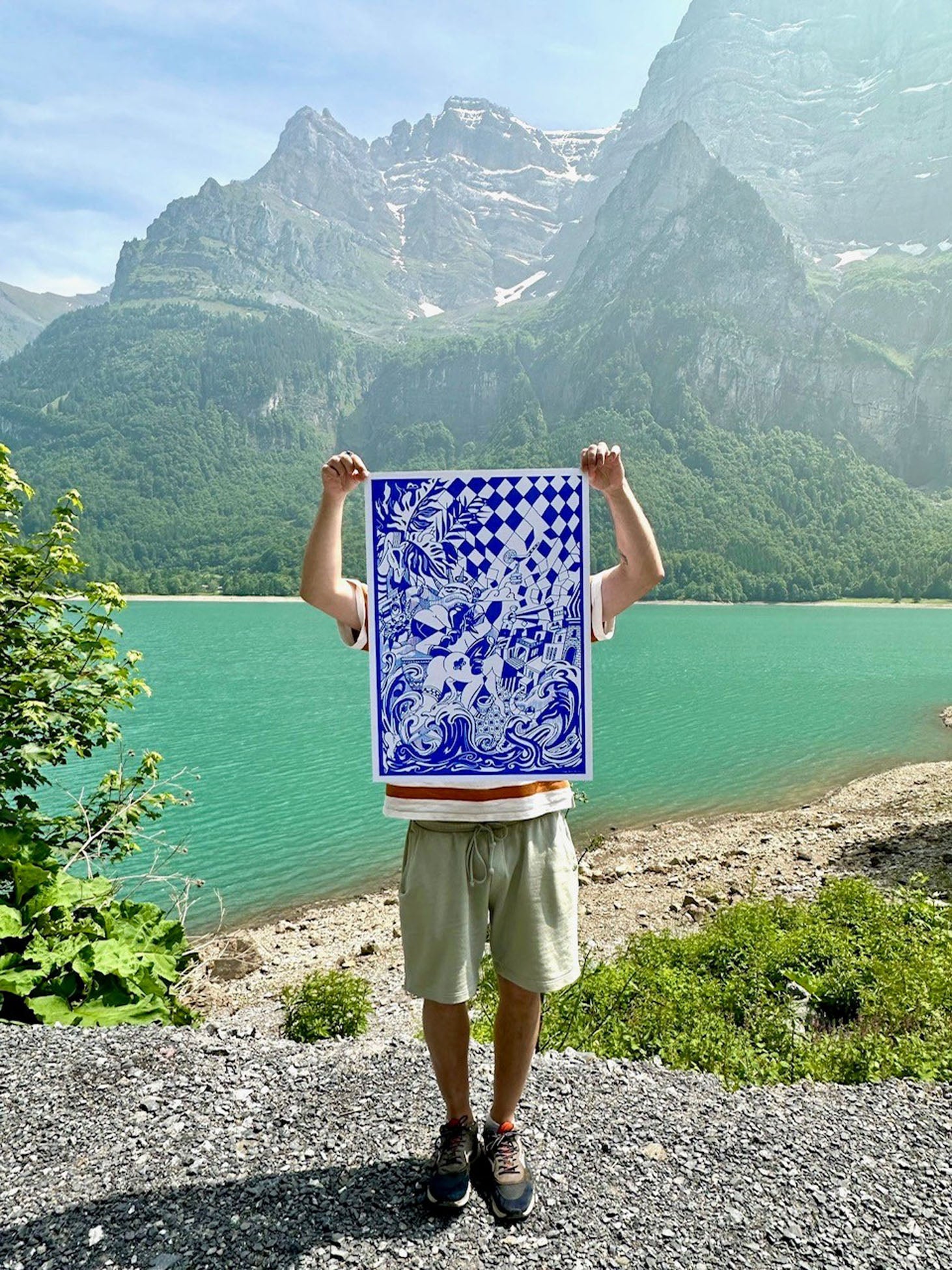 Poster "Liebe am Strand im Süden" Sven Uwe Kaiser, 50 x 70 cm, 300g/m2 white