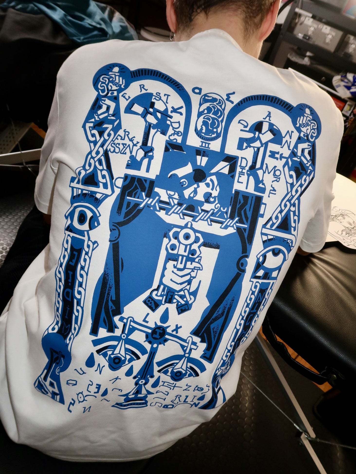 FELIX87 SWEATER Black #farbe_black/blue