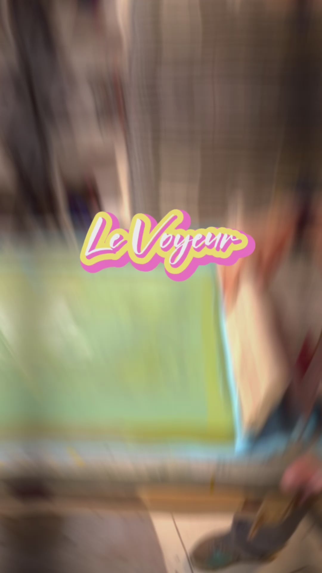 Poster "Le Voyeur" Sven Uwe Kaiser, 50 x 70 cm, 300g/m2 white