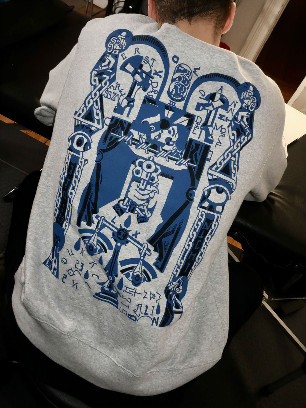 FELIX87 SWEATER Black #farbe_black/blue